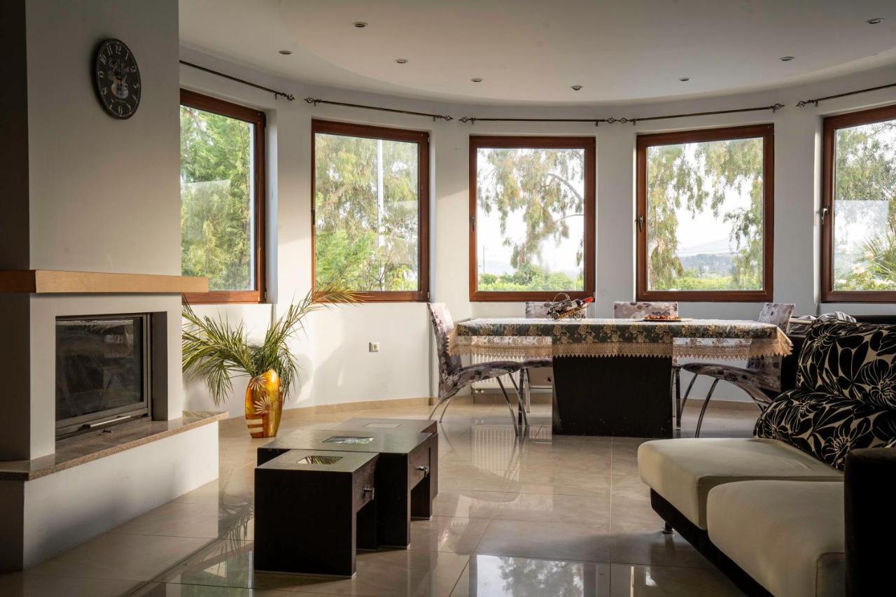 Maia Luxury Pool Villa Afantou Eksteriør bilde