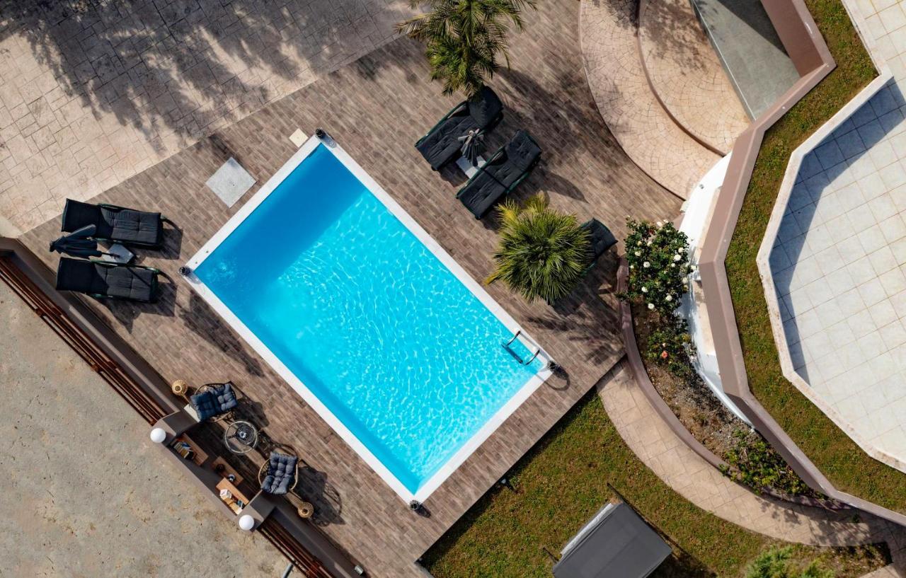 Maia Luxury Pool Villa Afantou Eksteriør bilde