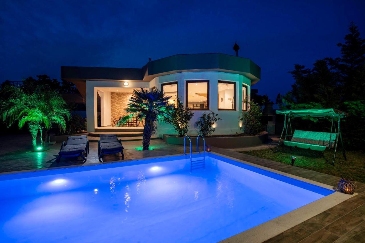 Maia Luxury Pool Villa Afantou Eksteriør bilde