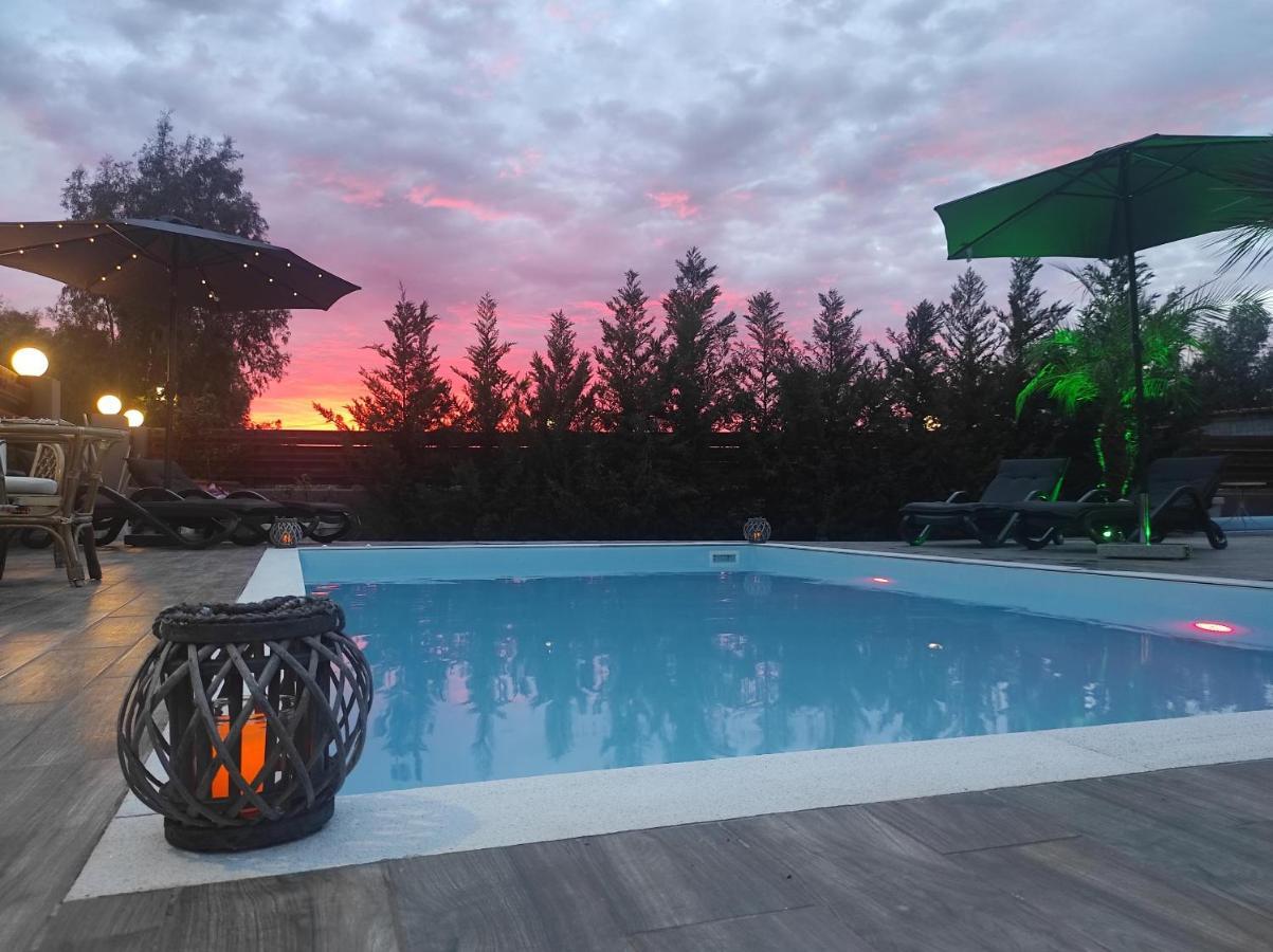 Maia Luxury Pool Villa Afantou Eksteriør bilde